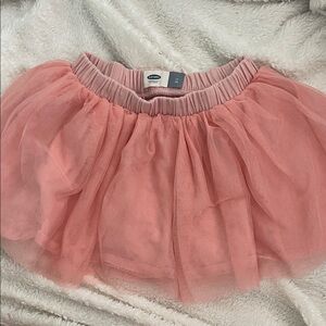 Old Navy Dusty Pink Tulle Tiered Girls Skirt